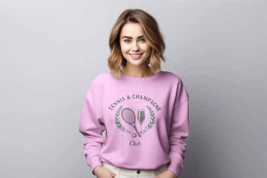 Tennis & Champagne Club Sweatshirt