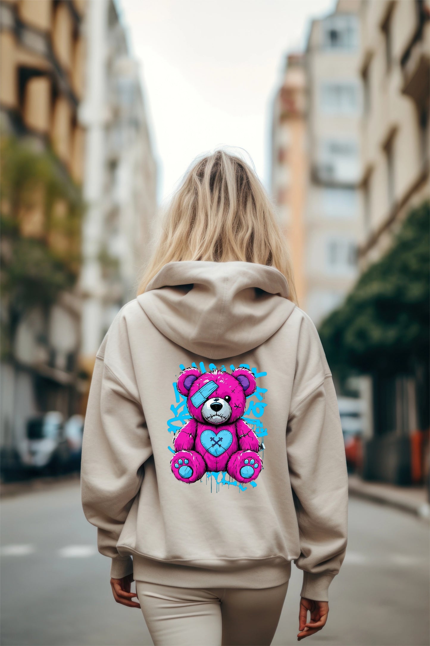 Graffiti Bear Hoodie