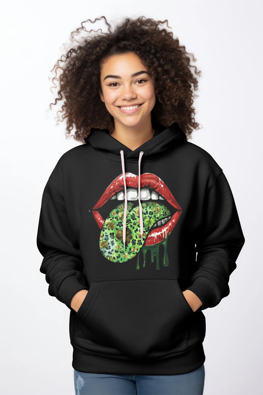 Lucky Lips Clover Hoodie